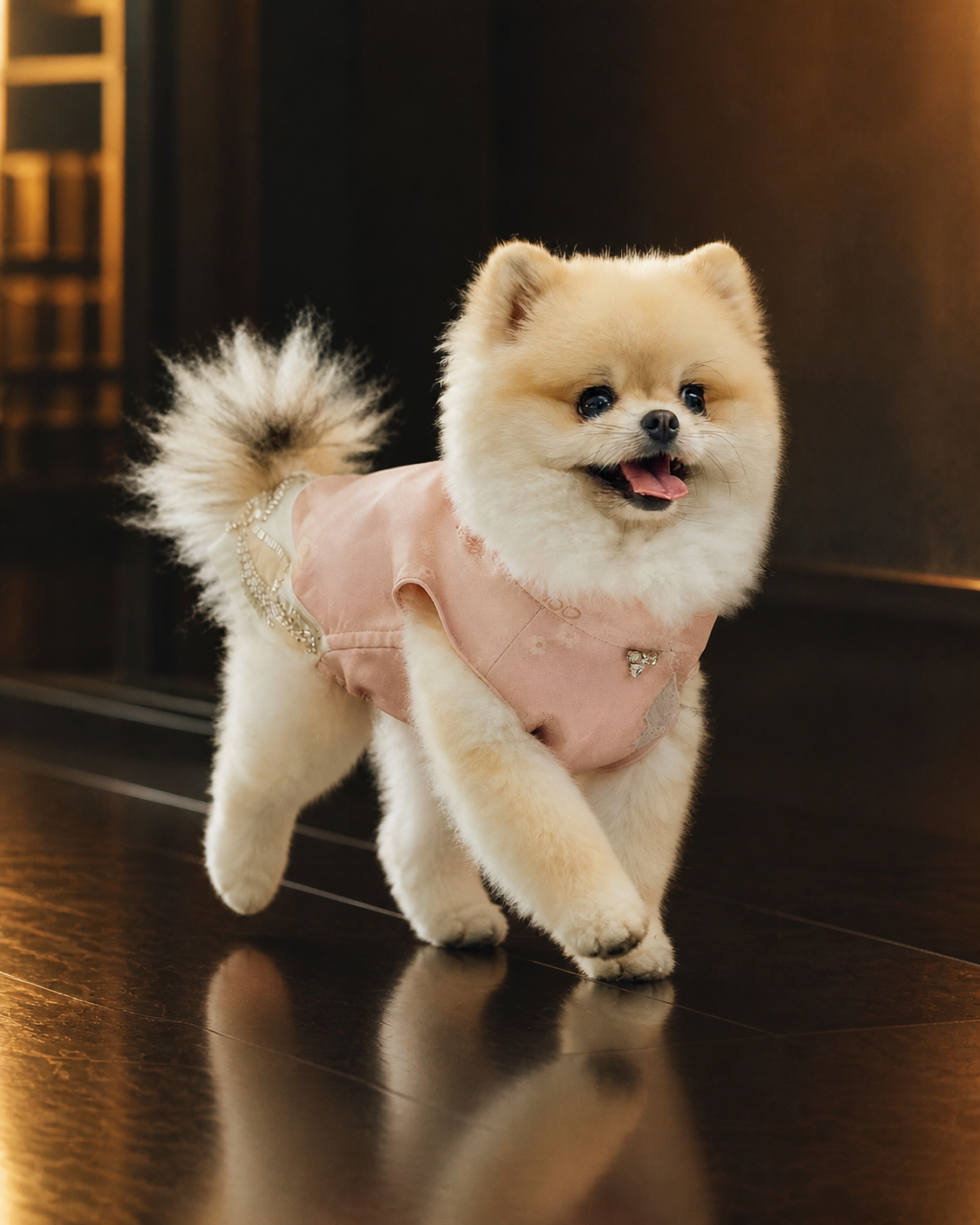 The Butterfly Vest – Blush Mulberry Silk