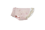 Blush Pink Dog Vest – Crystal-Look Charm & Beaded Trim