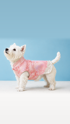 Pink Floral Brocade Qipao Dog Dress – Chinese-Style Cheongsam