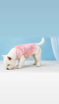 Pink Floral Brocade Qipao Dog Dress – Chinese-Style Cheongsam