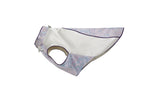 Ivory & Lavender Brocade Dog Cape – Pearl Frog Closure