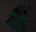 Black Dog Cape – Emerald Band & Jade Toggle